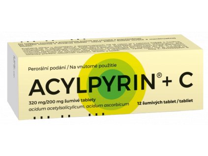 Acylpyrin C šumivé tablety 12 ks