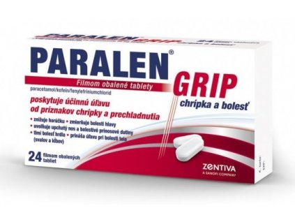 Paralen Grip chrípka a bolesť 24 tabliet