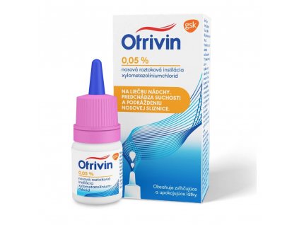 Otrivin 0,05% kvapky 10 ml / 0,5 mg