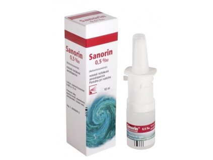 Sanorin 0,5‰ sprej 10 ml/5mg