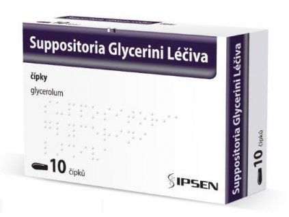 Glycerínové čapíky Léčiva 10 x 2,06 g