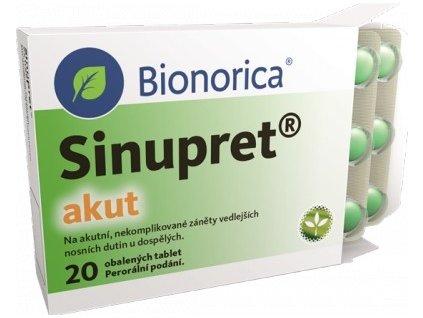 Sinupret Akut 20 tabliet