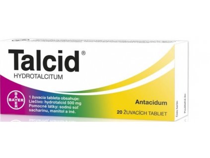 Talcid tablety 20 x 500 mg