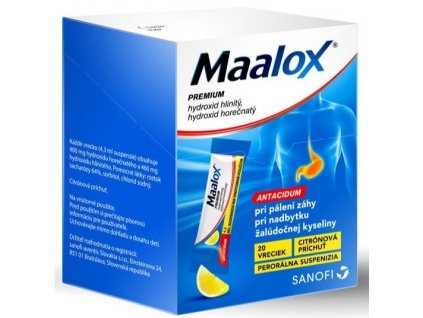 Maalox Premium suspenzia 20 vreciek