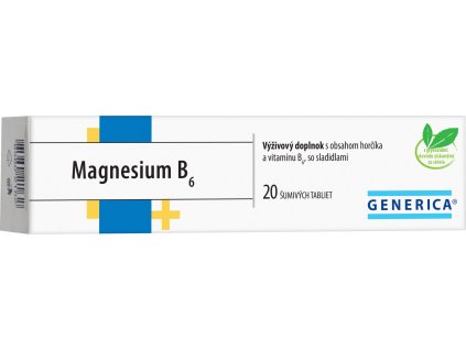 Generica Magnesium B6 šumivé tablety 20 ks