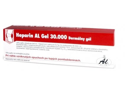 Heparin AL 30000 gél 100 g