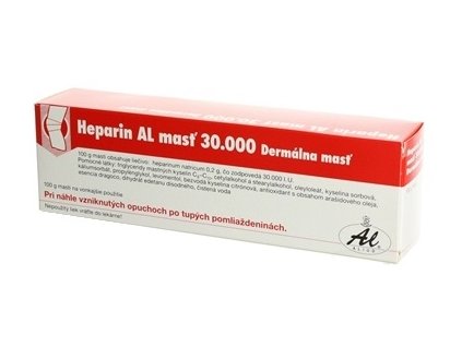 Heparin AL 30000 masť 100 g