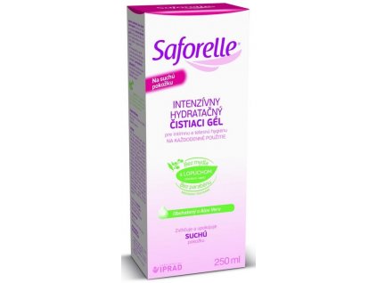 Saforelle intenzívny hydratačný čistiaci gél s aloe vera a lopúchom 250 ml