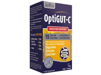 Natures Aid Optigut C 15 probiotiká v prášku 120 g