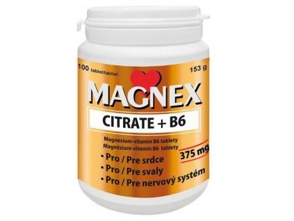 Vitabalans Magnex Citrate + B6 375 mg 100 tabliet