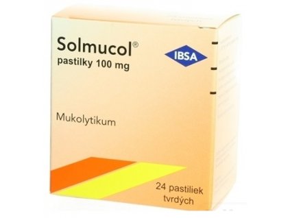 Solmucol pastilky 100 mg 24 ks