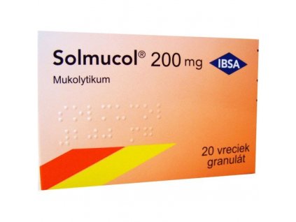 Solmucol vrecká 200 mg 20 ks