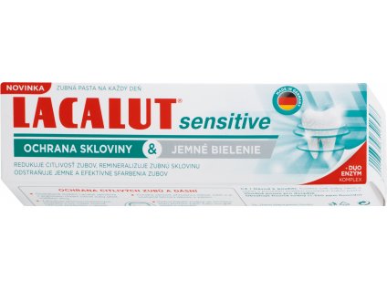 Lacalut Sensitive jemné bielenie zubná pasta 75 ml