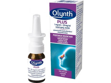 Olynth Plus 1 mg/50 mg/ml nosová roztoková aerodisperzia aer.nao.1x10ml