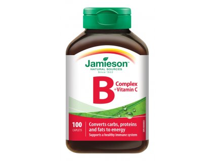 Jamieson B-Komplex s Vitamínom C 100 tabliet