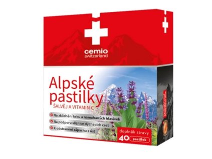 cemio alpske pastilky 40ks iliek