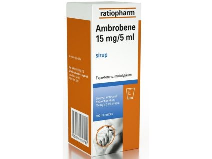 Ambrobene sirup 15 mg/5 ml 100 ml