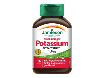 Jamieson Draslík Potassium 100mg s postupným uvoľňovaním 100 tabliet