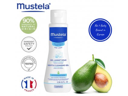 Mustela Bébé jemný umývací gél pre normálnu pokožku 200 ml
