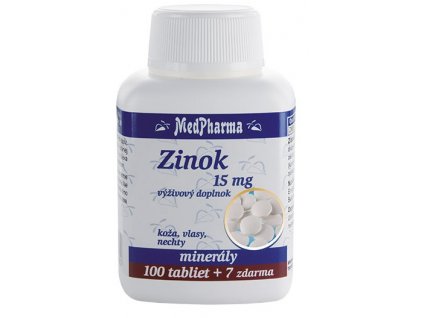 MedPharma Zinok 15 mg 100+7 tabliet zadarmo