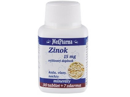 MedPharma Zinok 15 mg tbl 30+7 zadarmo