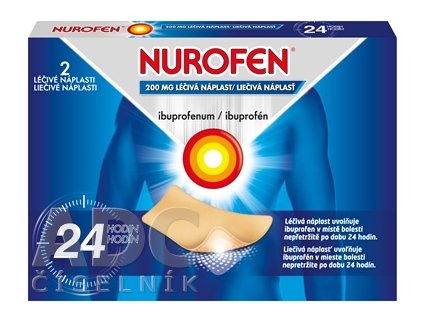 Nurofen liečivá náplasť 200 mg 2 ks