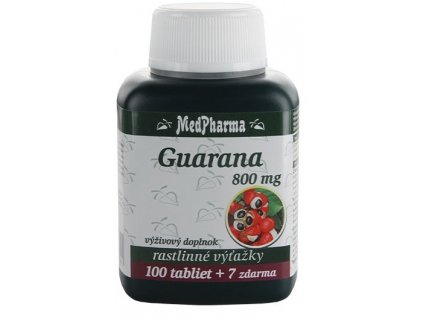MedPharma Guarana 800 mg tbl 100+7 zadarmo