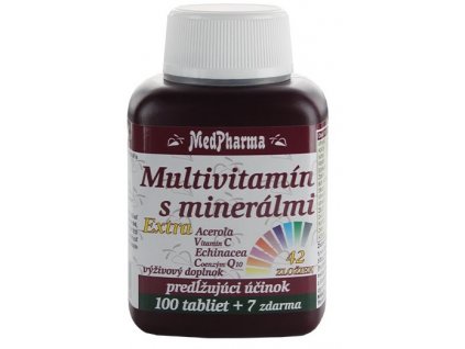 MedPharma Multivitamín s minerálmi Extra 42 zložiek tbl 100+7 zadarmo