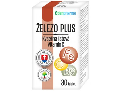 Edenpharma Železo Plus 30 tabliet