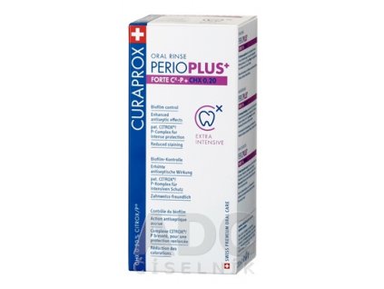 Curaprox Perio Plus Forte CHX 0,20 % ústna voda 200 ml