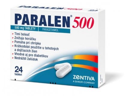 Paralen 500 mg x 24 tabliet