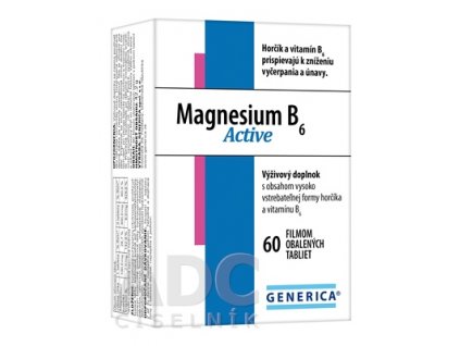 Generica Magnesium B6 Active 60 tabliet