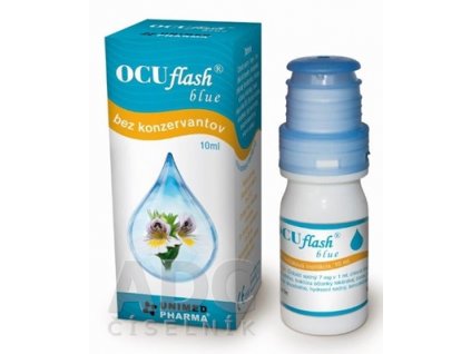 Ocuflash blue očné klapky 10 ml