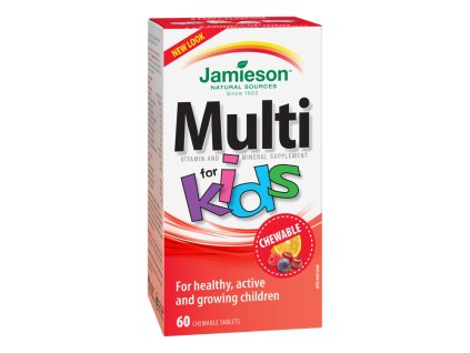 Jamieson Multi Kids multivitamín na cmúľanie 60 tabliet