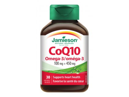 Jamieson Koenzým Q10 s Omega-3 30 kapsúl