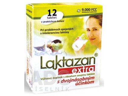 Laktazan extra tbl 9000 FCC 1x12 ks