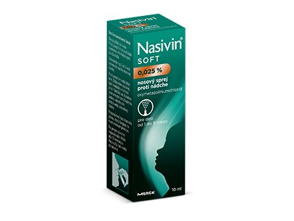 Nasivin Soft 0,025% sprej 10 ml