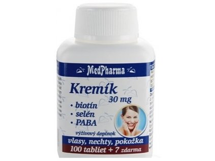 MedPharma Kremík 30 mg + Biotín + Selén + PABA tbl 107 ks