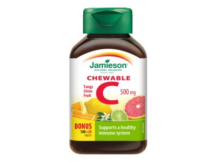 Jamieson Vitamín C 500mg citrusové ovocie 120 tabliet