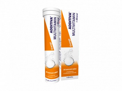 Additiva Multivitamín + Minerál, Pomaranč šumivé tablety 20 ks