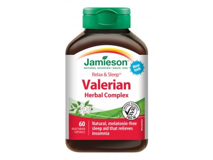 Jamieson Relax and Sleep Valerian Herbal Complex 60 kapsúl