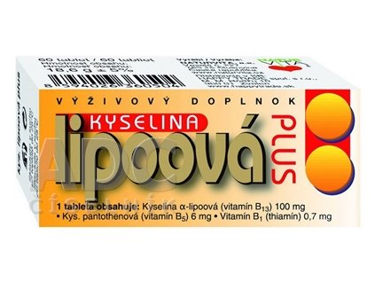 Naturvita Kyselina lipoová Plus 60 tabliet