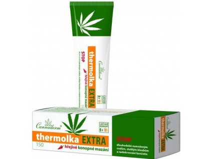 Cannaderm Thermolka Extra hrejivé konopné mazanie 150 ml