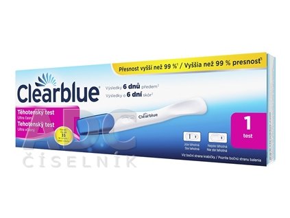 Clearblue tehotenský test ultra včasný