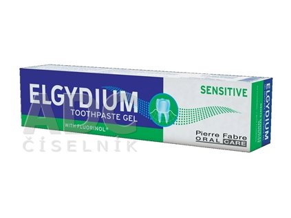 Elgydium Sensitive gélová zubná pasta s fluorinolom 75 ml