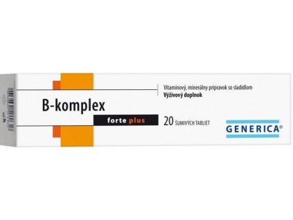 Generica B-komplex forte plus šumivé tablety 20 ks