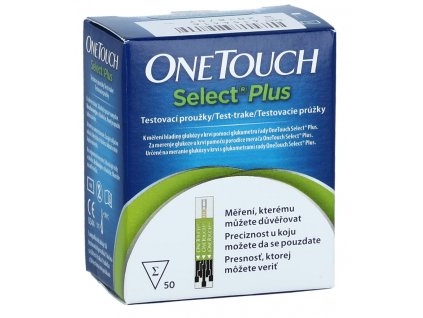One Touch select plus testovacie prúžky 50 ks