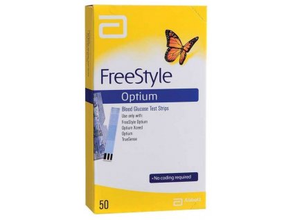 FreeStyle Optium testovacie prúžky 50 ks