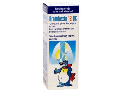 Bromhexin 12 BC kvapky 30 ml