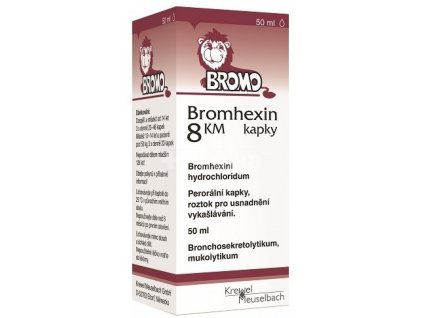Bromhexin 8-kvapky KM 50 ml
